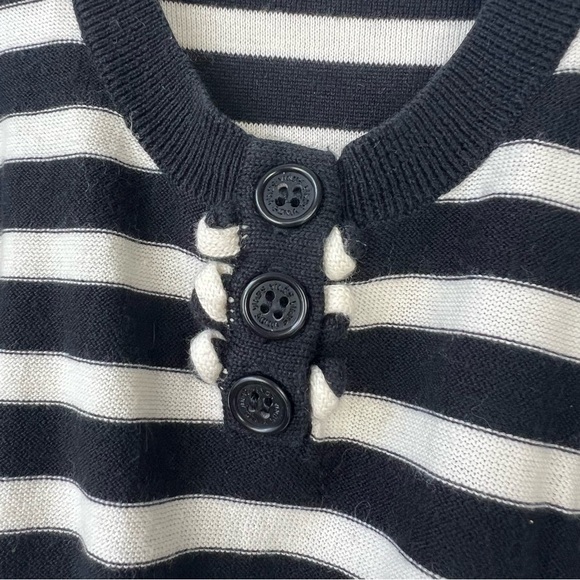 Sonia Rykiel Striped Knit Sweater Tank Top - Picture 2 of 5